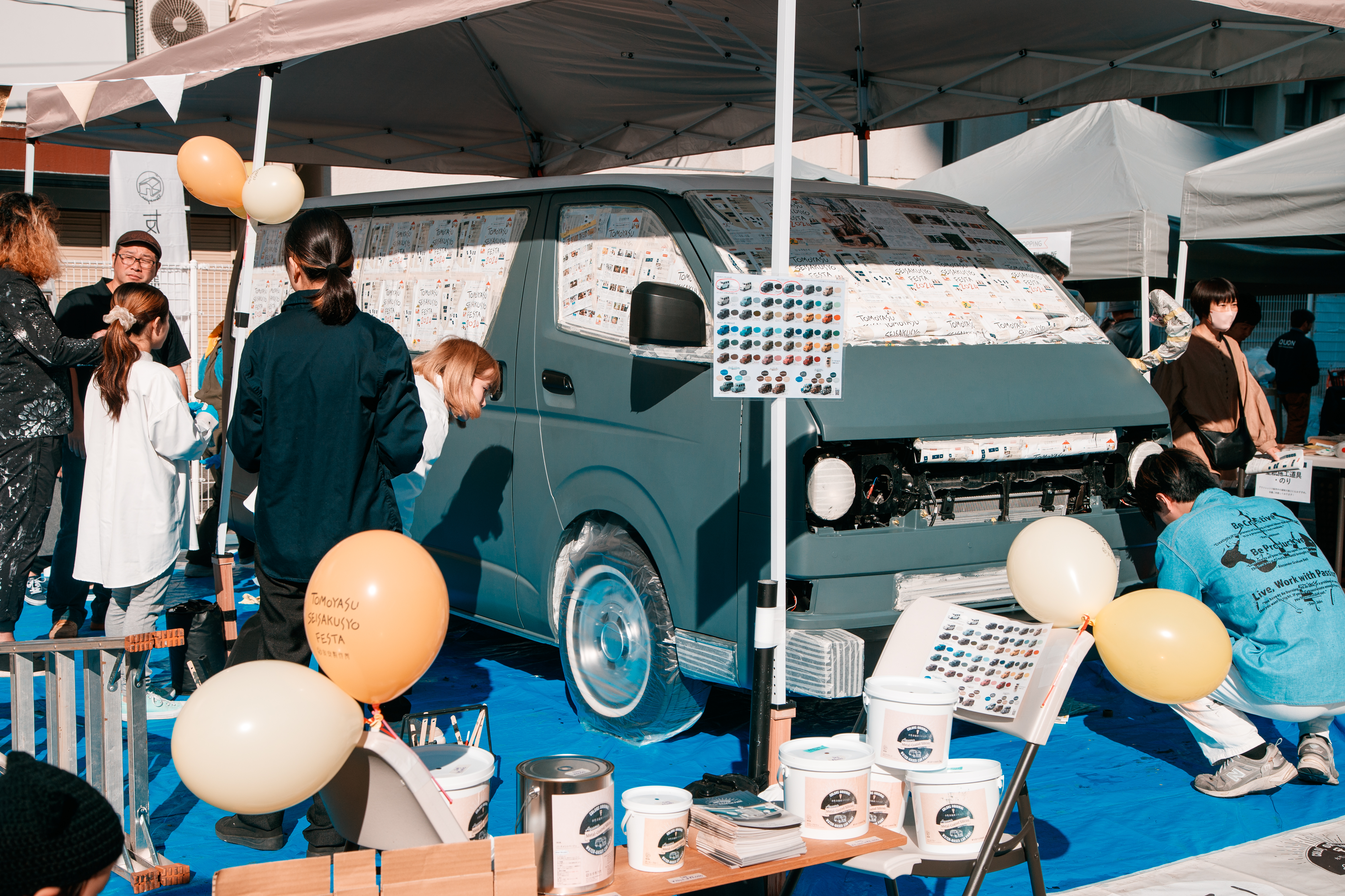 好きな色にDIY！車の全塗装お見せします